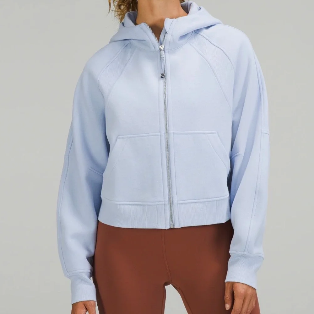 NWT Lululemon Scuba Oversized Full Zip Blue Linen Size M/L - Picture 8 of 12